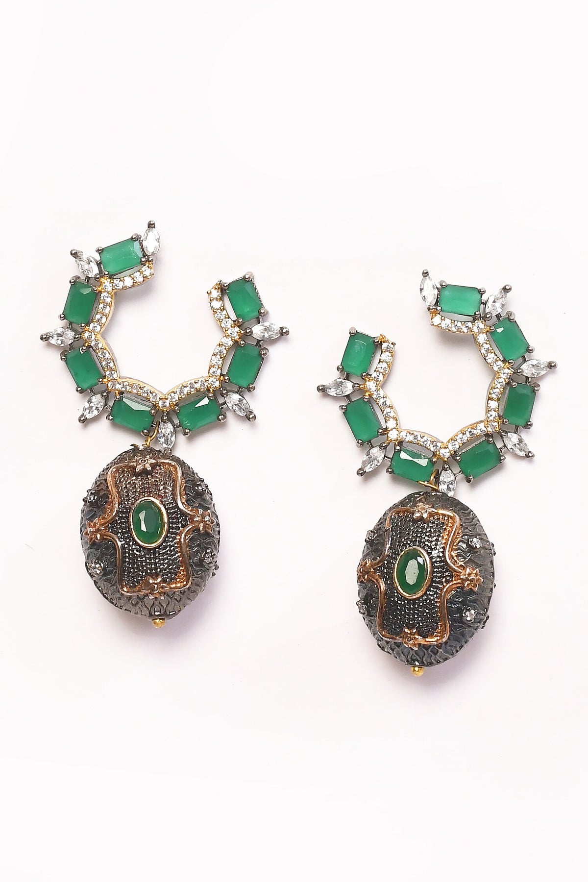 American Diamond Embellished Earrings 