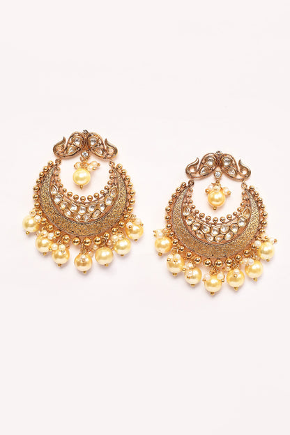 Kundan Studded Chandbalis 