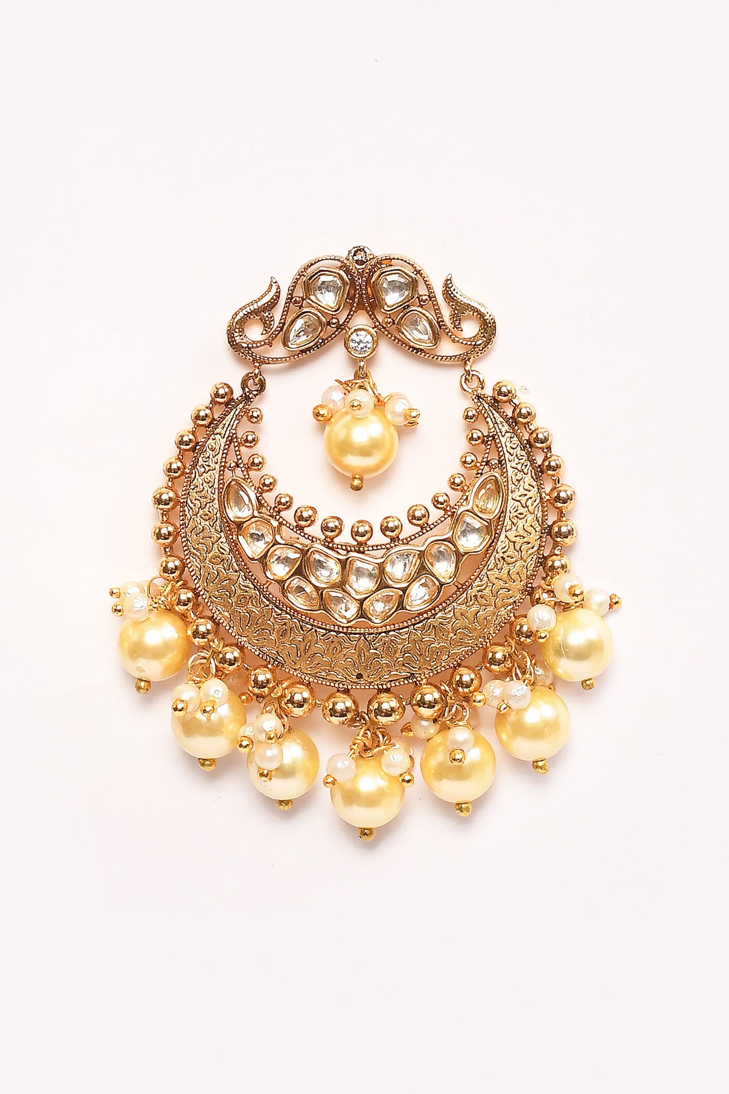 Kundan Studded Chandbalis 