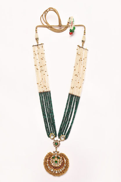 Ruby & Kundan Pendant Necklace 
