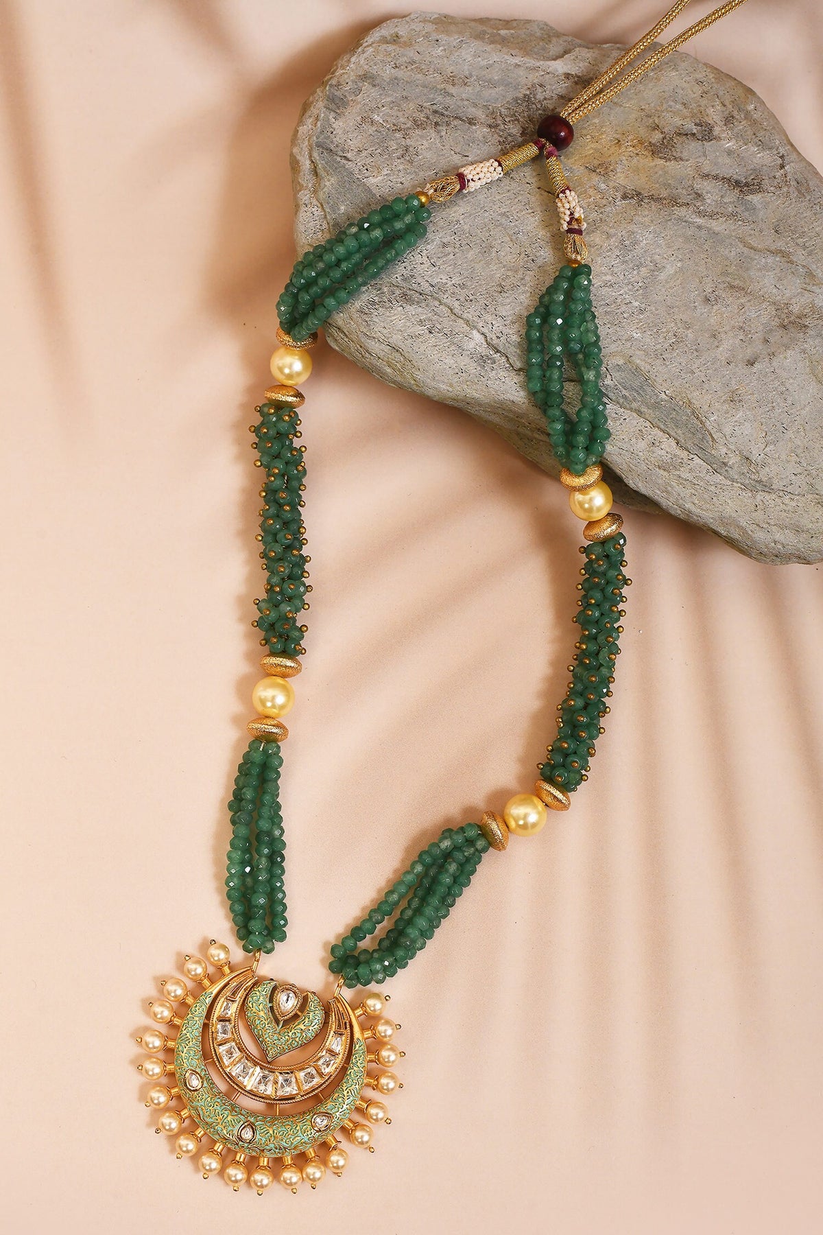 Crescent Moon Pendant Necklace 