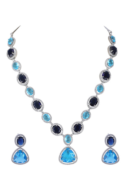 Embellished Pendant Necklace Set 