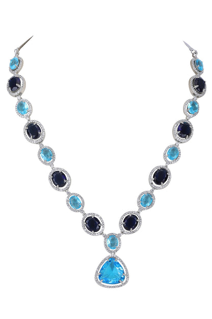 Embellished Pendant Necklace Set 