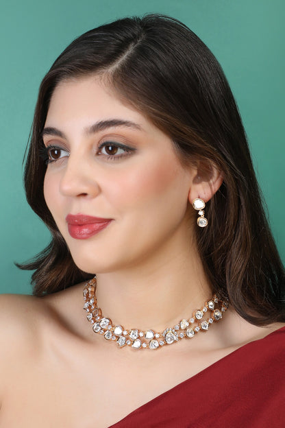 Embellished Layered Necklace Set 