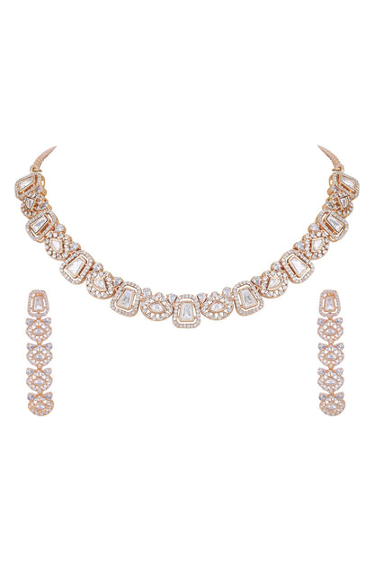 Kundan Embellished Necklace Set 