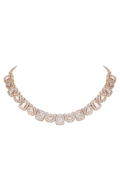 Kundan Embellished Necklace Set 