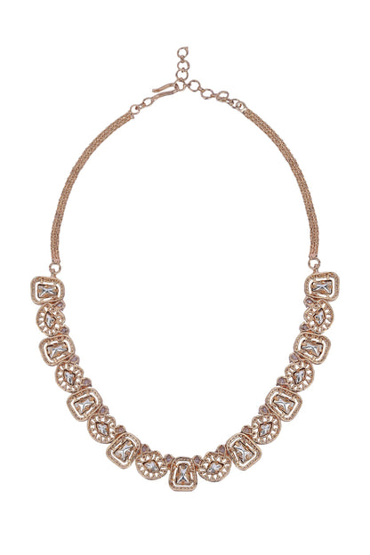 Kundan Embellished Necklace Set 