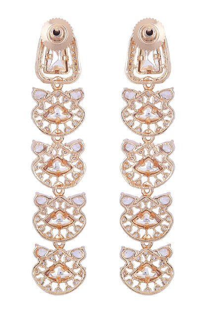 Kundan Embellished Necklace Set 