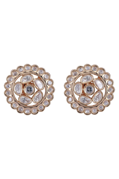 Kundan Embellished Stud Earrings 
