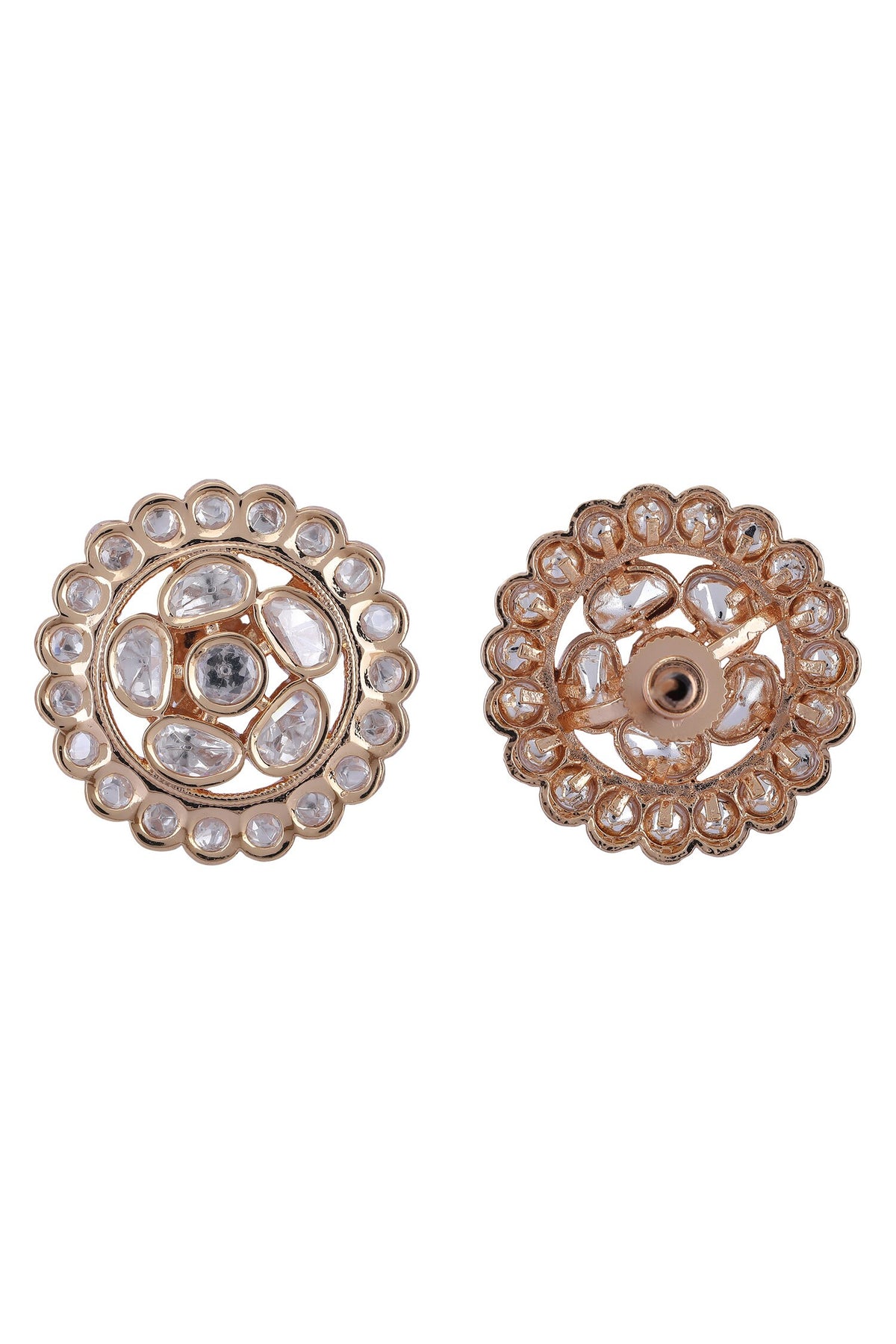 Kundan Embellished Stud Earrings 