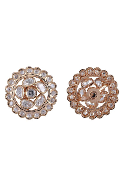 Kundan Embellished Stud Earrings 