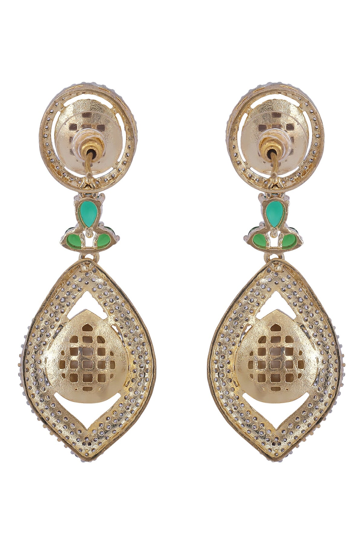 Zircon Embellished Layered Necklace Set 