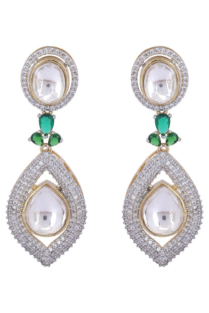 Zircon Embellished Layered Necklace Set 
