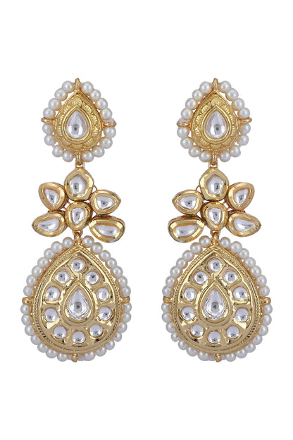 Kundan Embellished Choker Necklace Set 