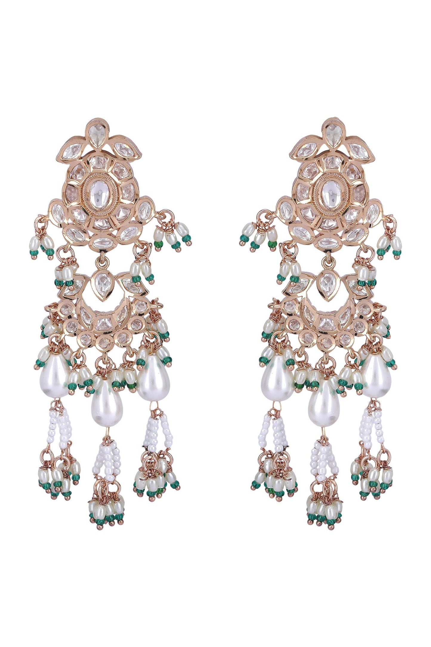 Kundan Work Choker Necklace Set 