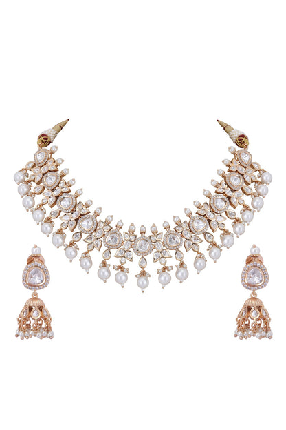 Embellished Choker Necklace Set 