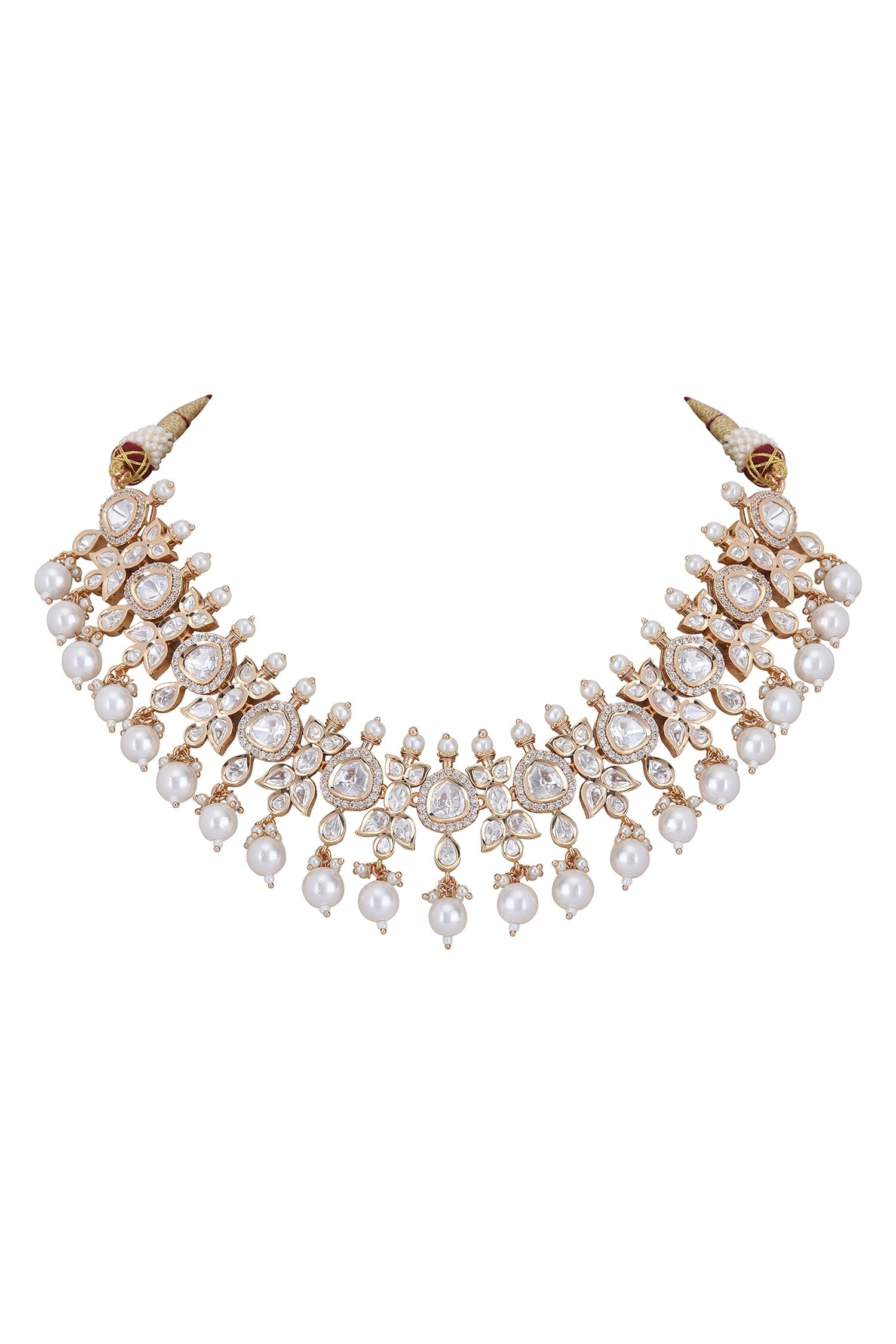 Embellished Choker Necklace Set 