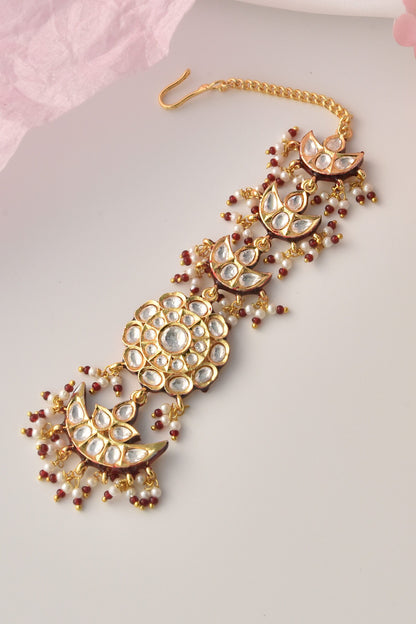 Polki Embellished Maangtikka 