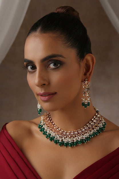 Polki Embellished Choker Set 
