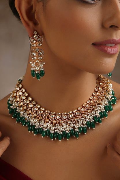 Polki Embellished Choker Set 