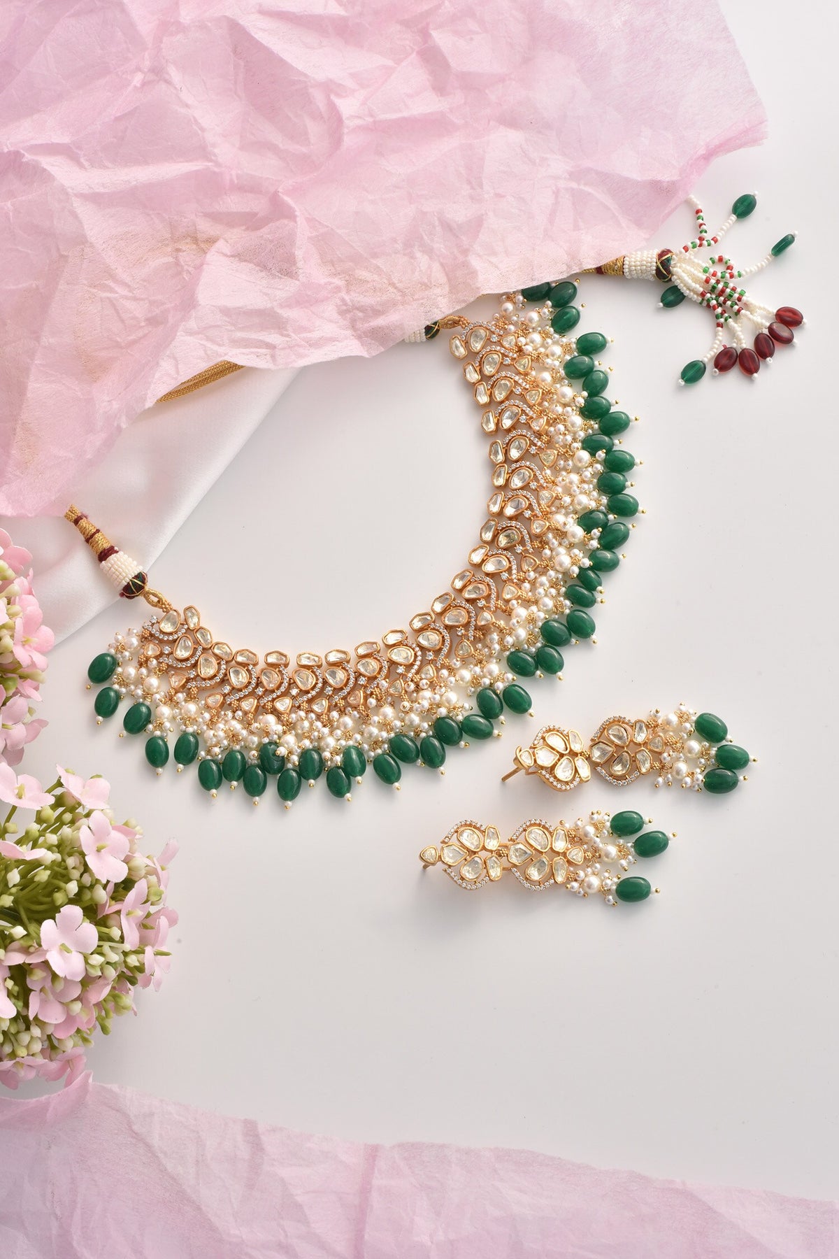 Polki Embellished Choker Set 