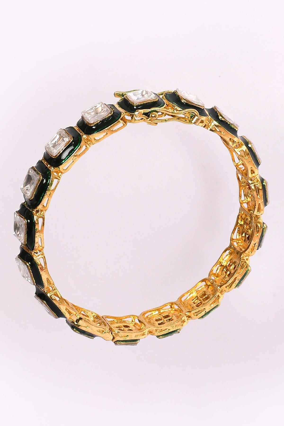 Stone Studded Bangles- Set of 2 