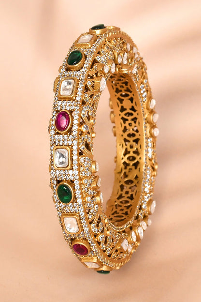 Navratna Stone Studded Bangle 