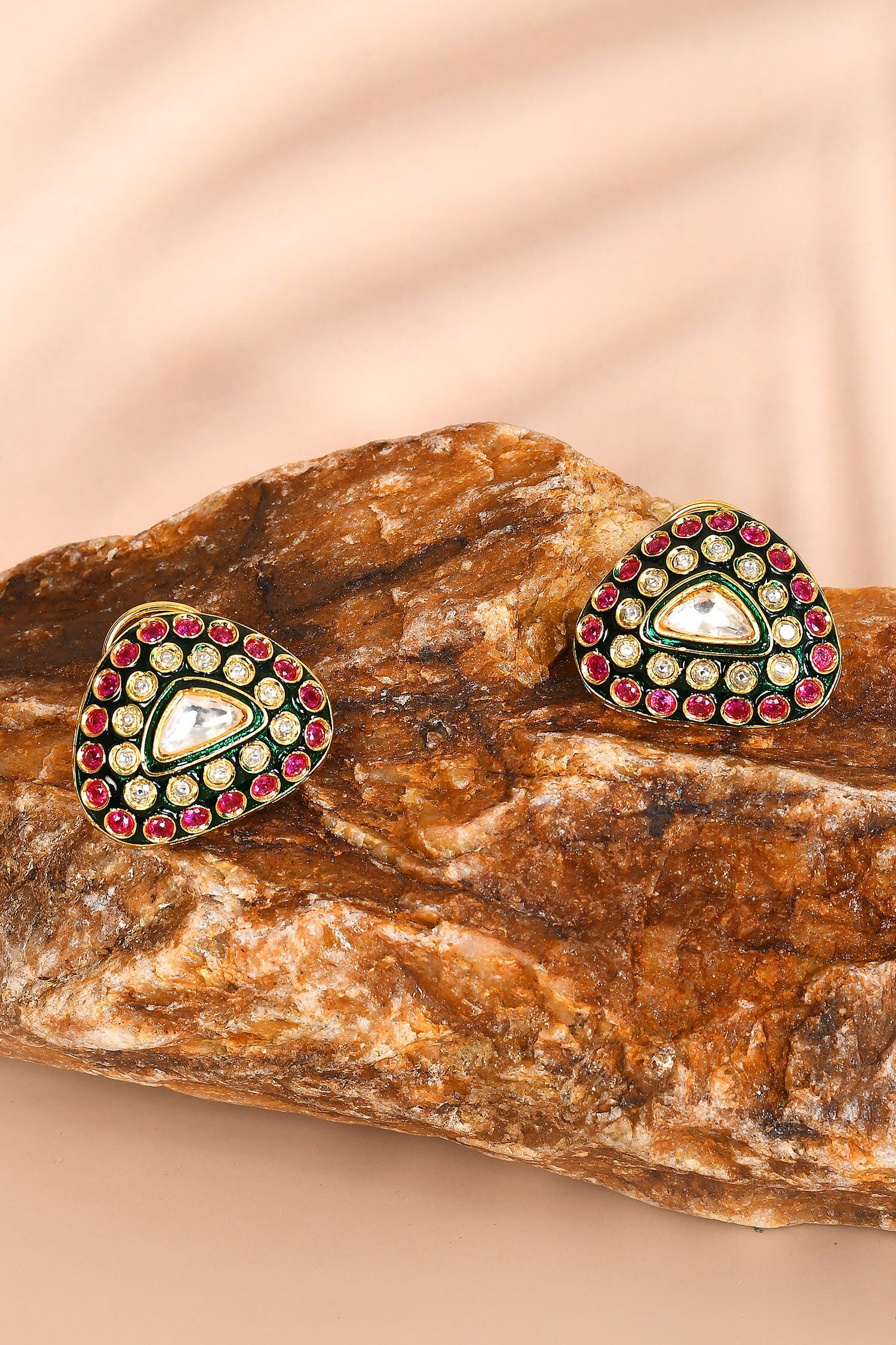 Stone Studded Earrings 