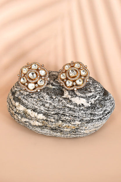 Clear Stone Embellished Studs 