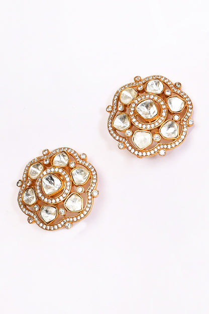 Clear Stone Embellished Studs 