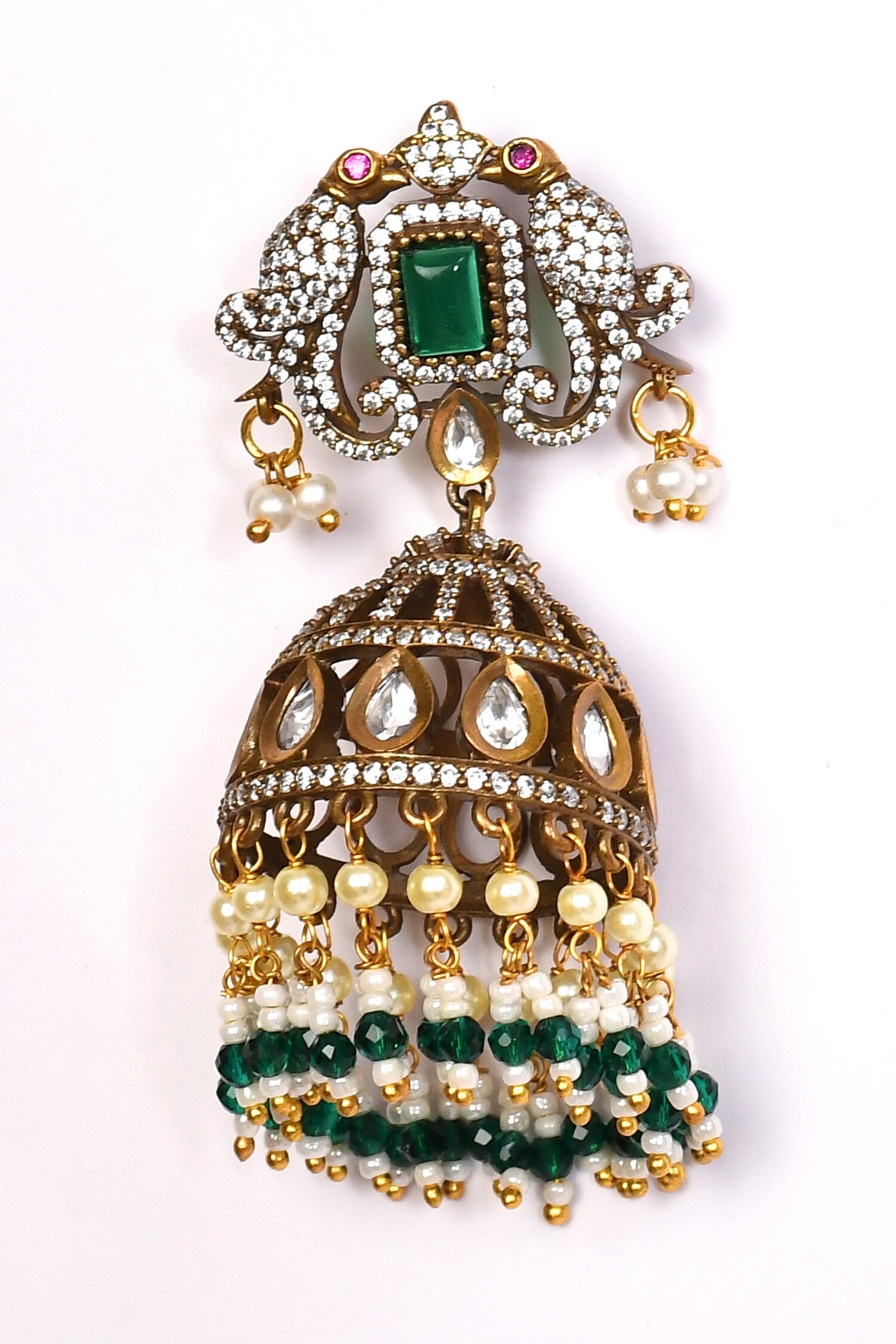 Stone Studded Jhumkas 