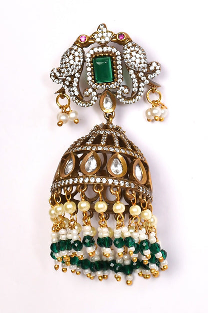Stone Studded Jhumkas 