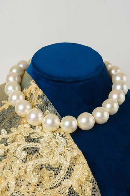 Midas Touch Pearls Embellished Necklace 