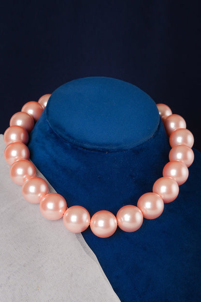 Pearl Embellished Cocktail Necklace 