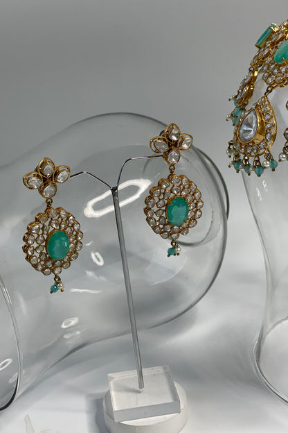 Doublet Stone Embellished Necklace Set 
