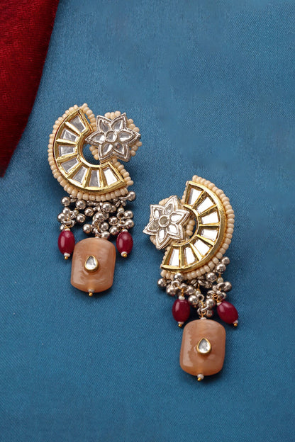 Natural Stone Embellished Chandbalis 