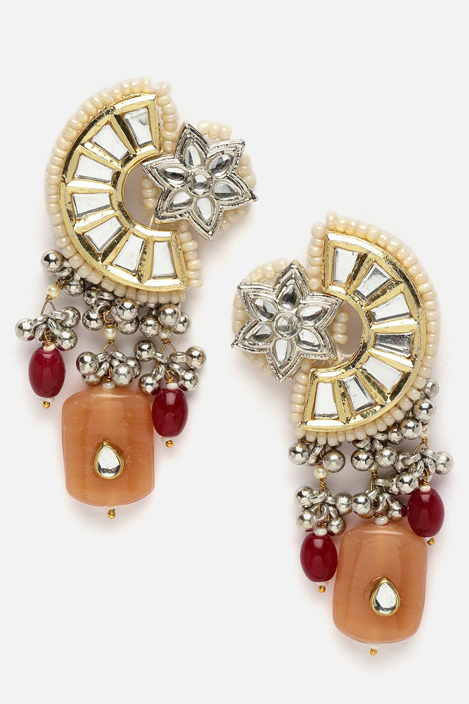 Natural Stone Embellished Chandbalis 