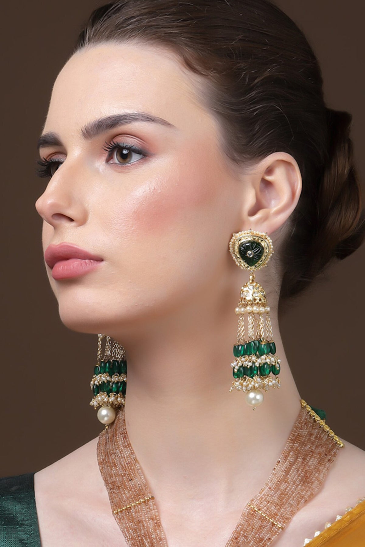 American Diamond Embellished Earrings 