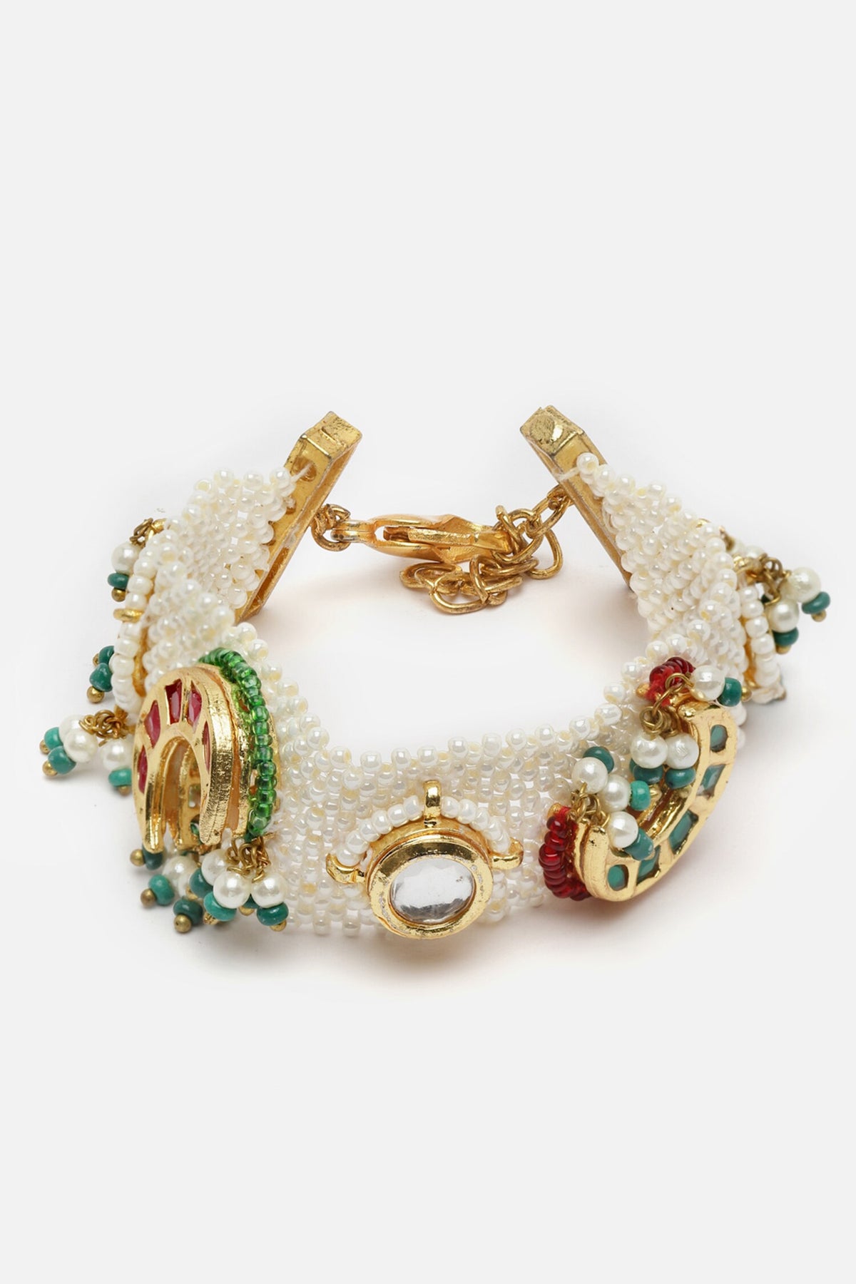 Natural Stone Embellished Bracelet 