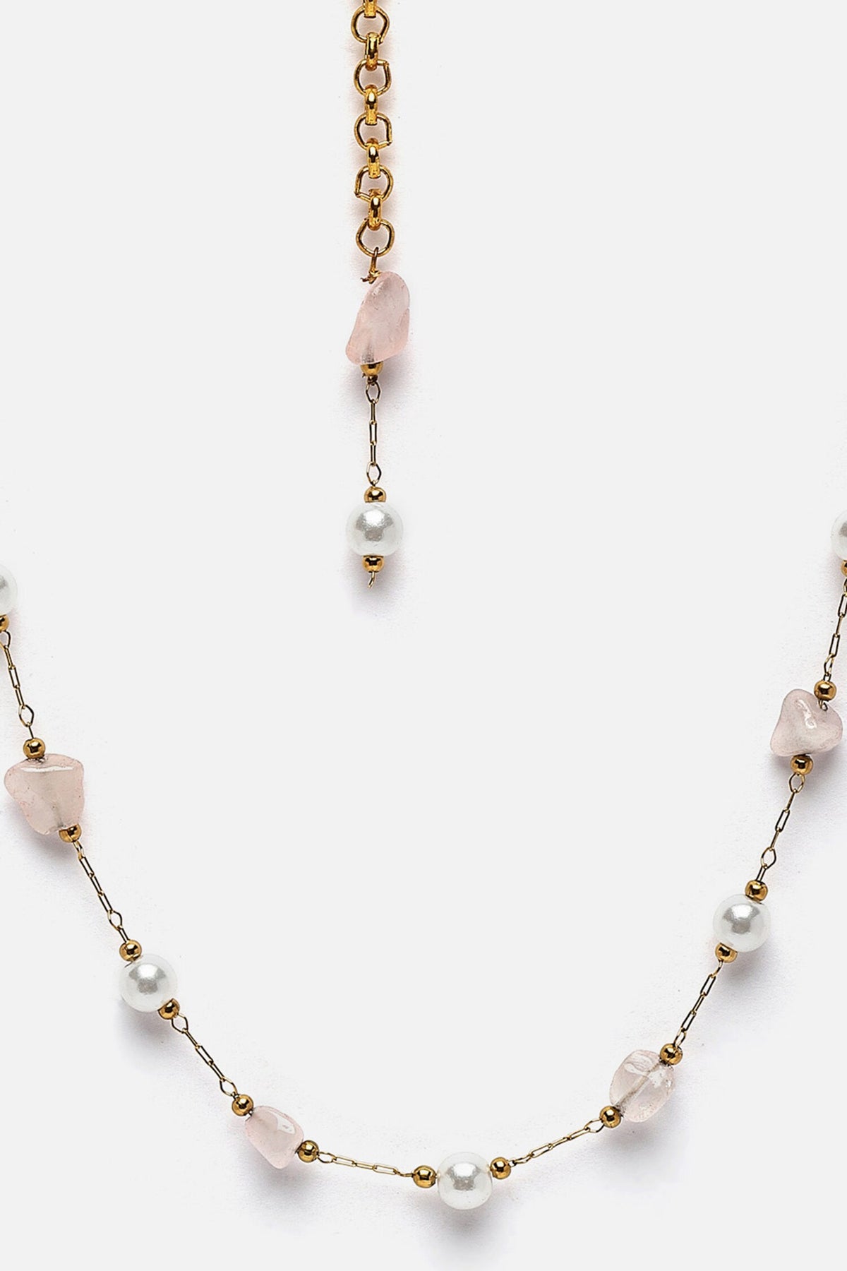 Pearl Embellished Necklace 