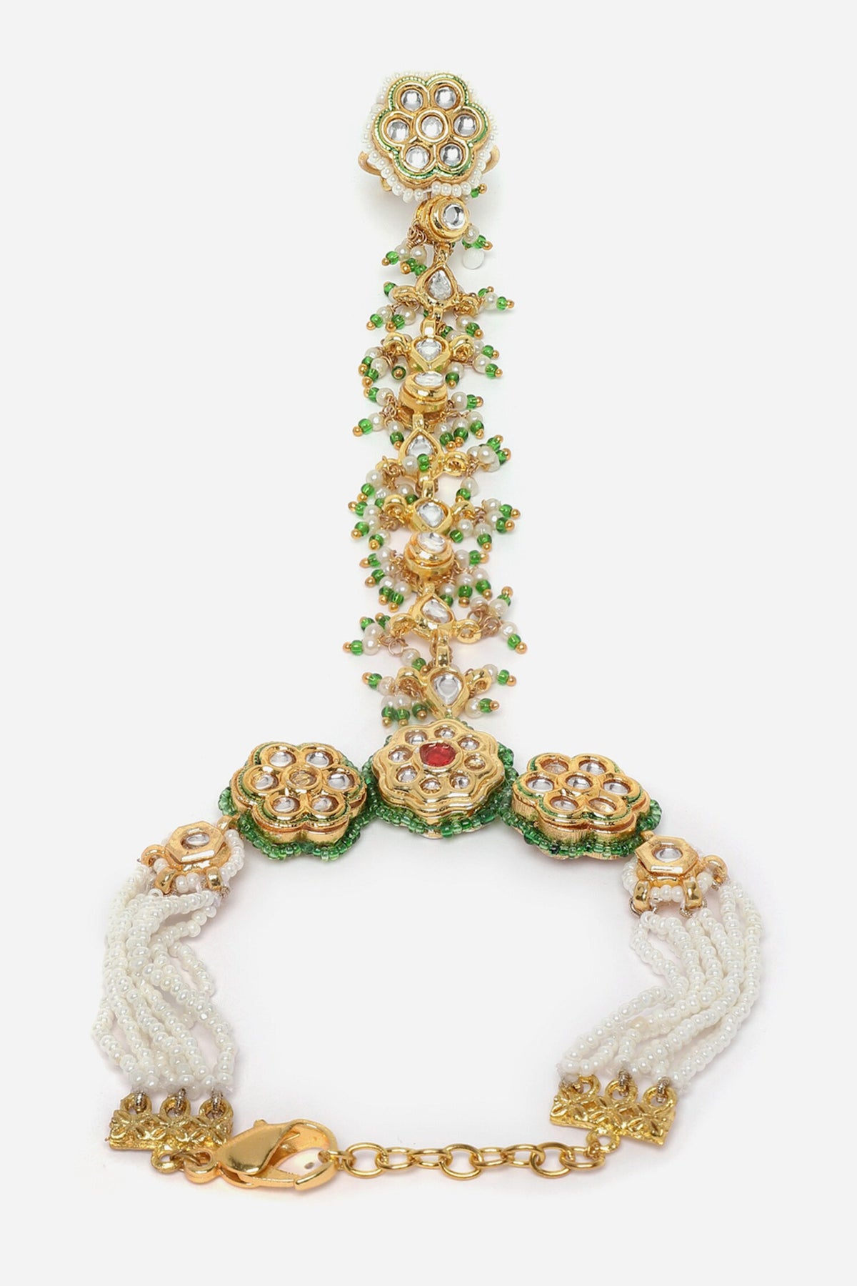 Floral Embellished Hathphool 