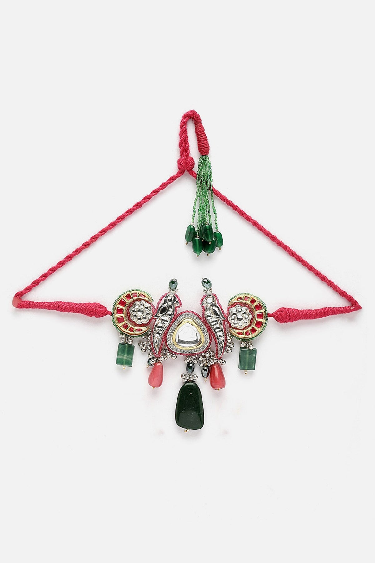 Parrot Love Birds & Chan Embellished Choker 