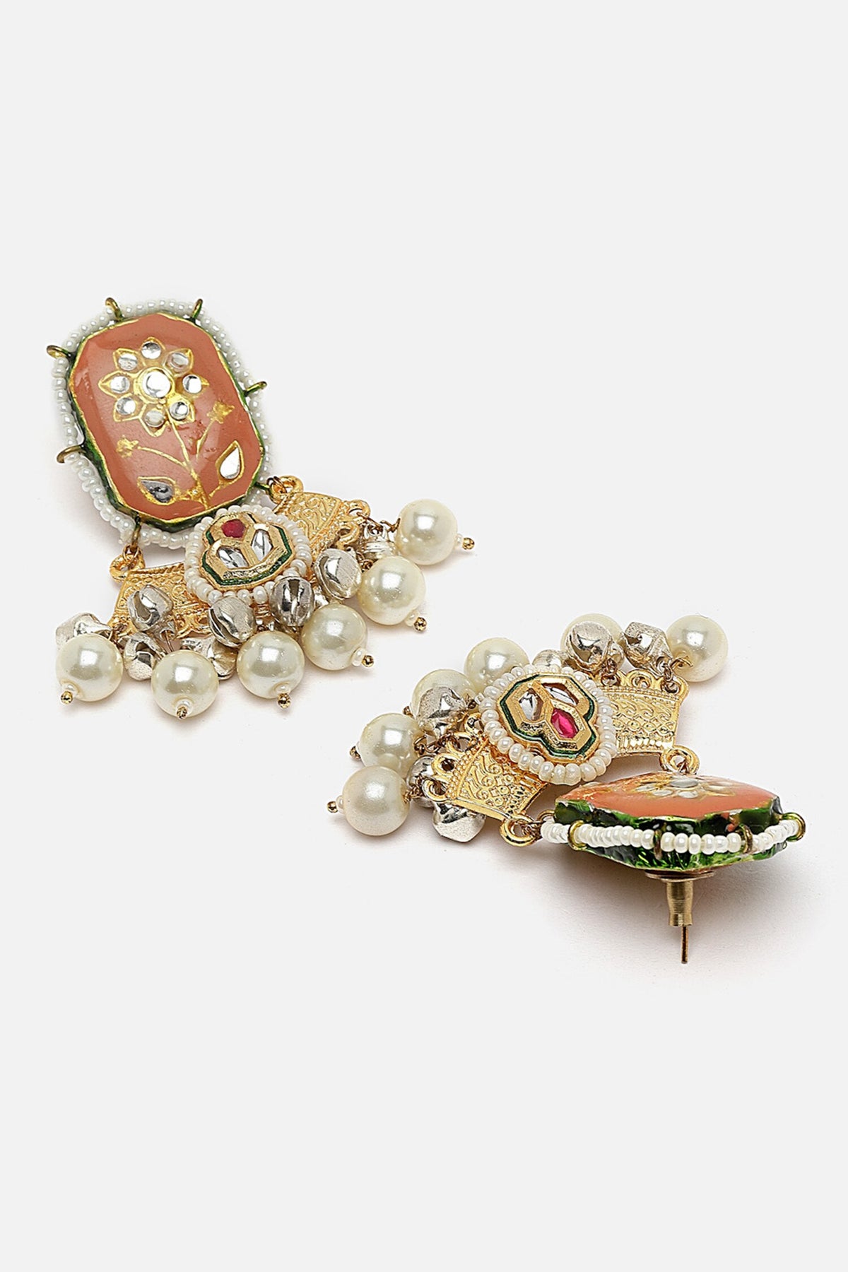 Meenakari Embellished Kundan Choker Set 