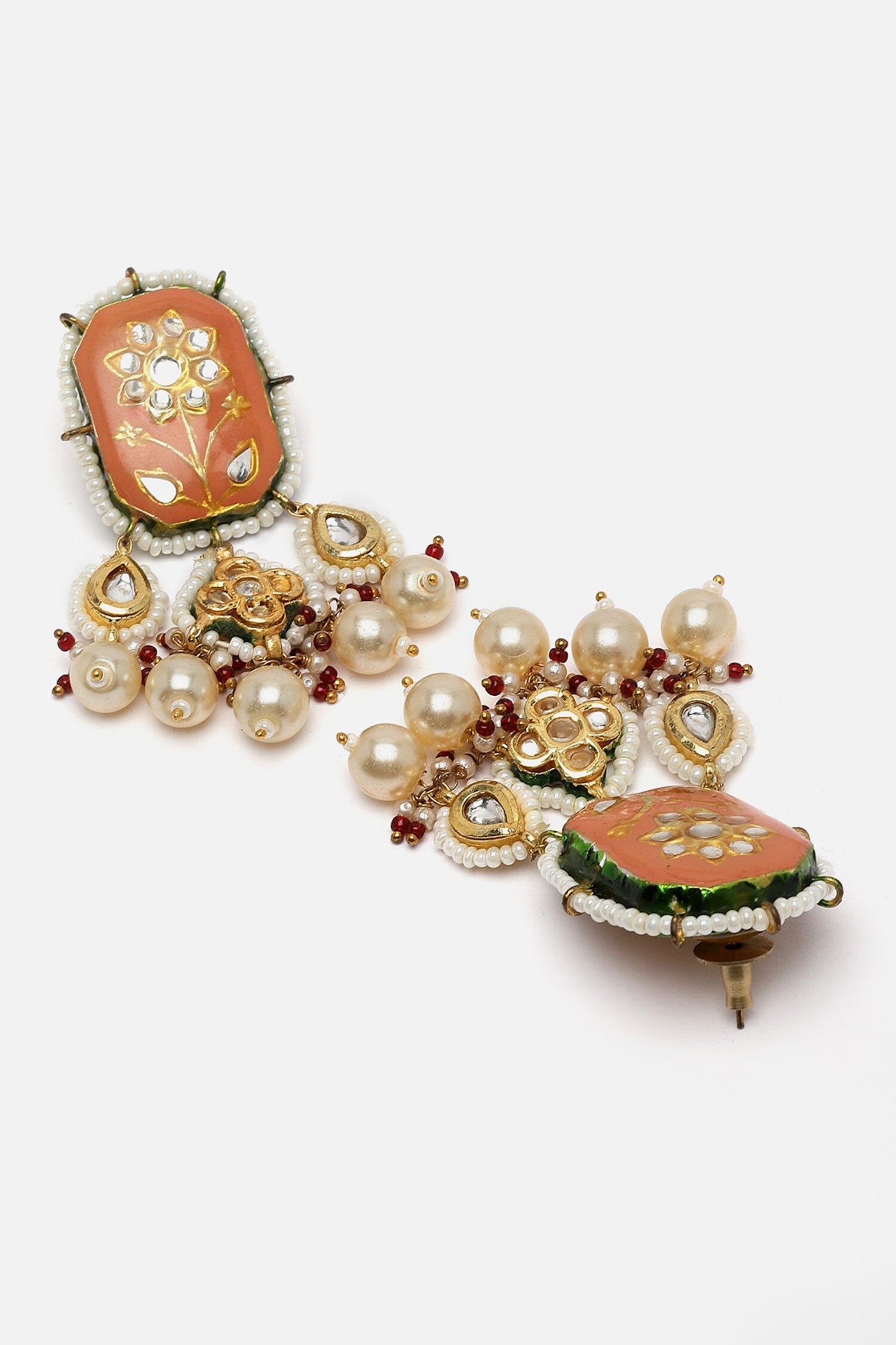 Meenakari Work Dangler Earrings 