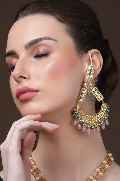 Stone & Pearl Embellished Chandbalis 