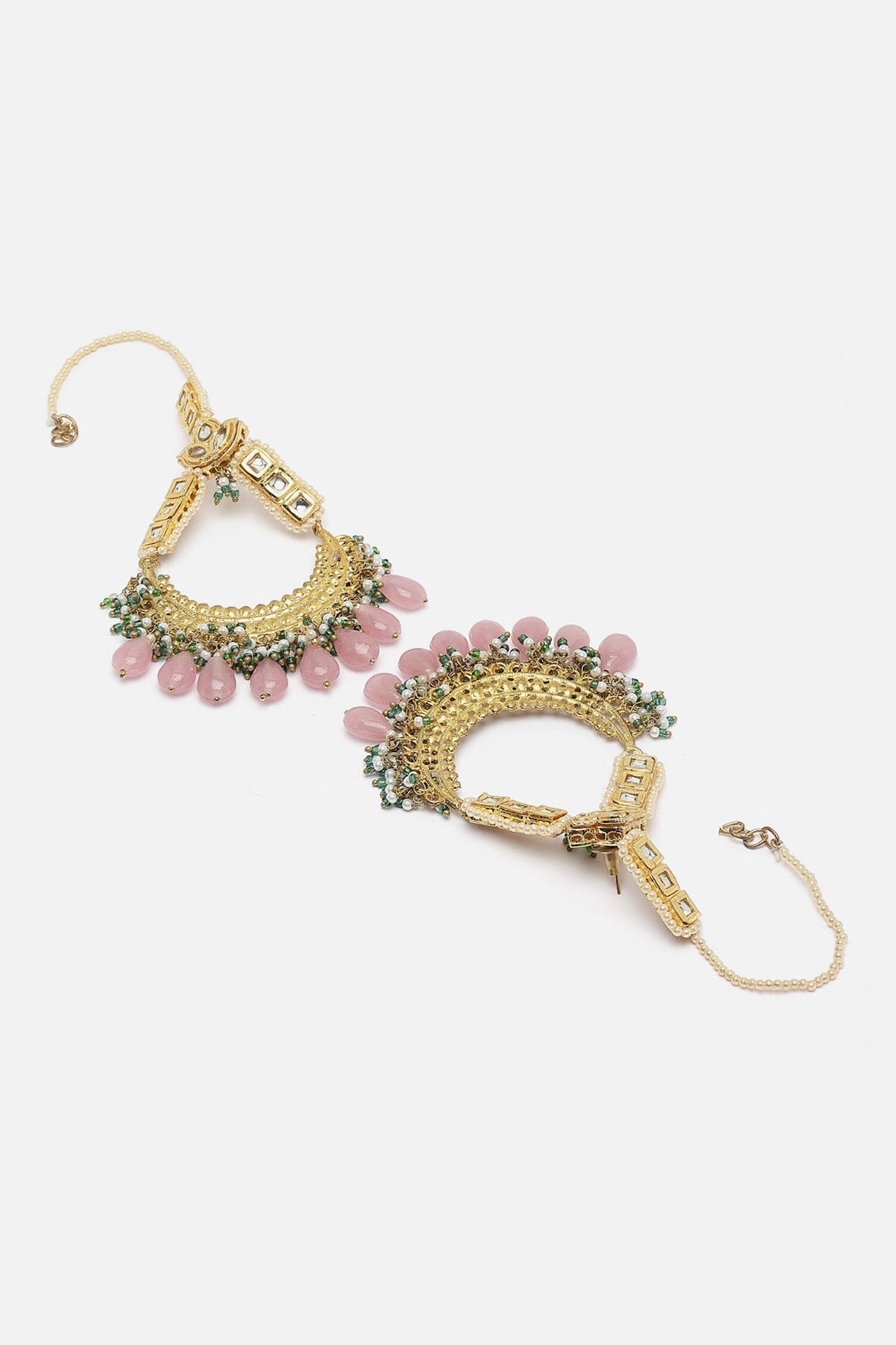 Stone & Pearl Embellished Chandbalis 