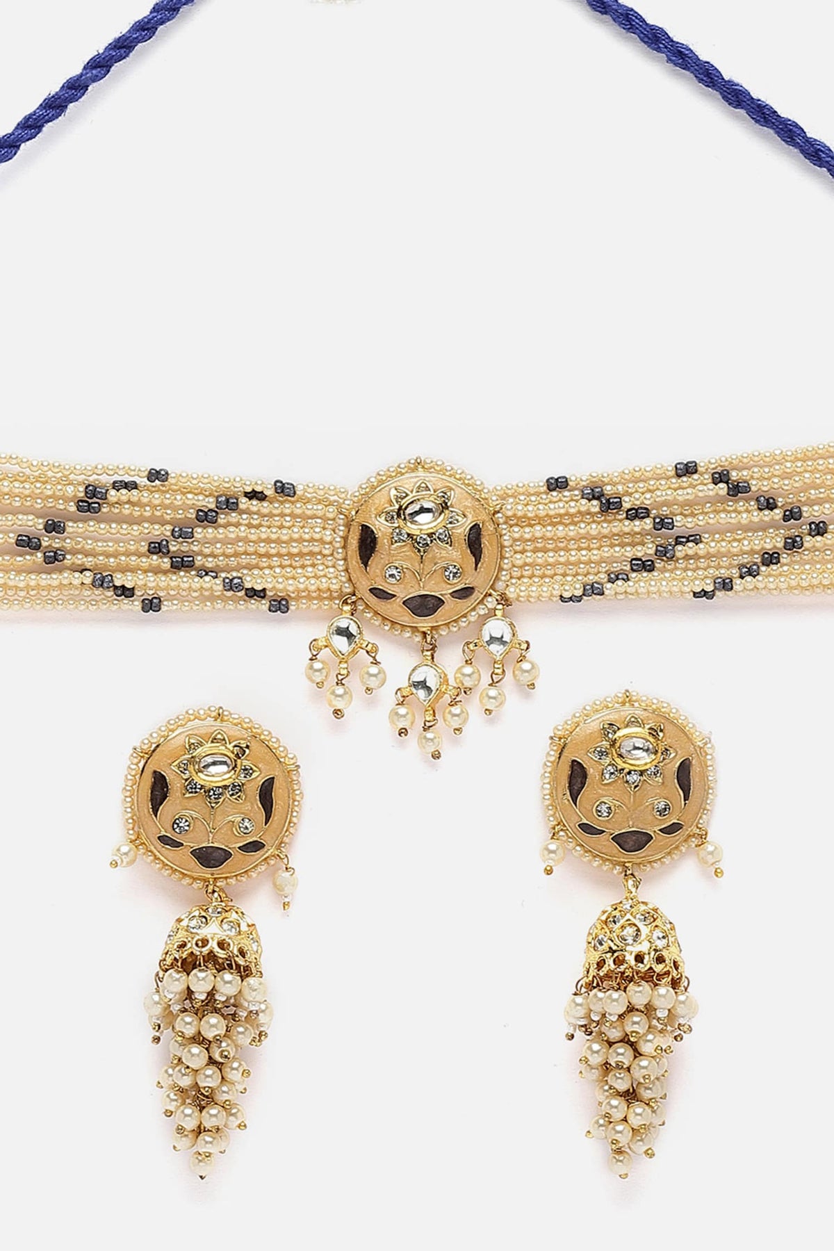 Meenakari Kundan Choker Set 