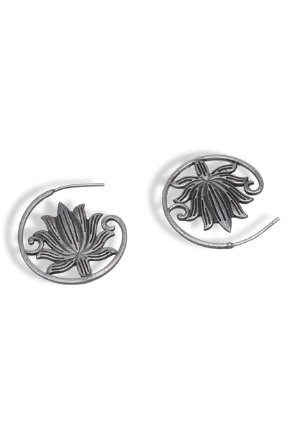 Lotus Cut Work Hoops 