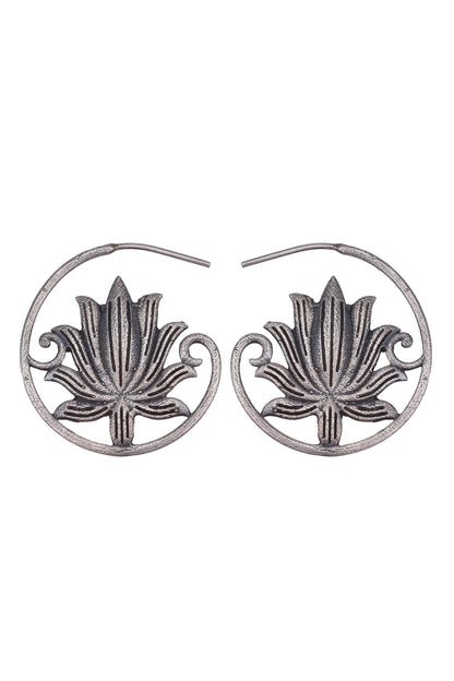 Lotus Cut Work Hoops 