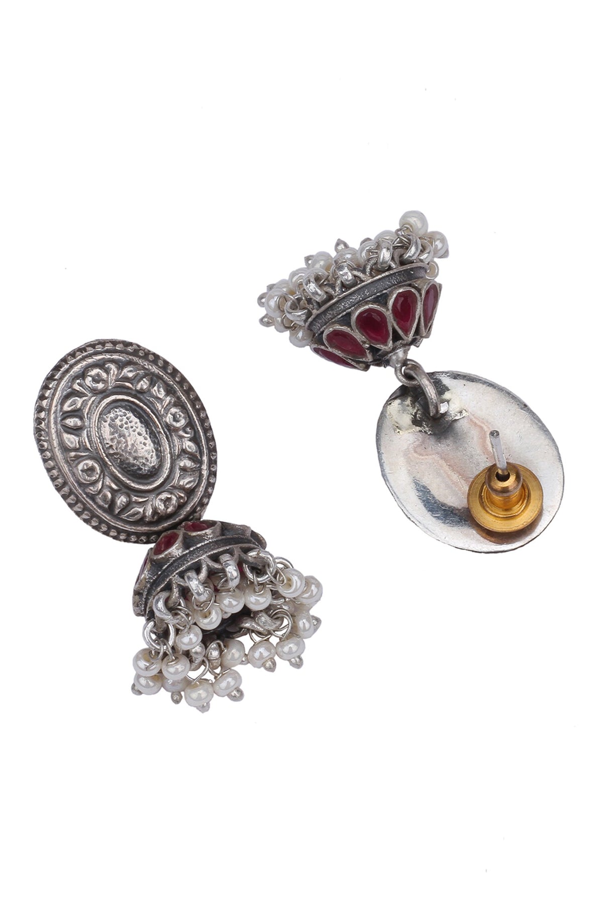Tribal Oval Shaped Jhumkis 